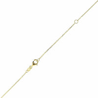 14K Yellow Gold 5 Stone Diamond By The Yard Necklace