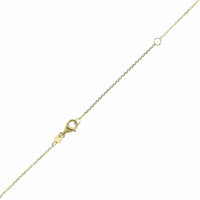 14K Yellow Gold 5 Stone .75CTW Diamond By The Yard Necklace
