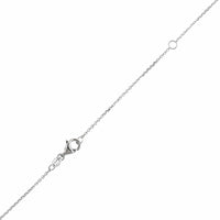 14K White Gold 5 Stone .75CTW Diamond By The Yard Necklace