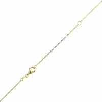 14K Yellow Gold 7 Stone .70CTW Diamond By The Yard Necklace