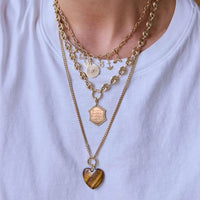 Zoe Chicco 14K Yellow Gold Diamond Curb Chain Necklace