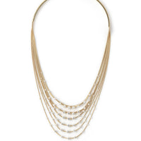 Fernando Jorge 18K Yellow Gold Parallel Multi Chain Diamond Necklace