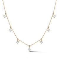Dana Rebecca 14K Yellow Gold Ava Bea Diamond Station Necklace