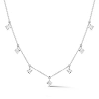 Dana Rebecca 14K White Gold Ava Bea Diamond Station Necklace