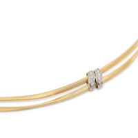 Marco Bicego 18K Yellow and White Gold Marrakech 2 Strand Diamond Necklace