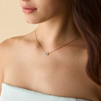 Marco Bicego 18K Yellow and White Gold Lunaria Alta Pave Diamond Station Lariat Necklace