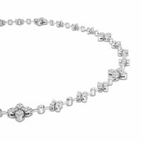 Roberto Coin 18K White Gold Love In Verona Pave Diamond Necklace