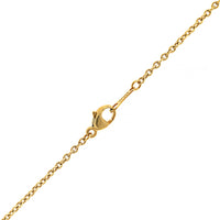 18K Yellow Gold and Platinum 8CTW Diamond By The Yard Necklace