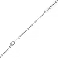 Platinum 2CTW Diamond By The Yard Necklace