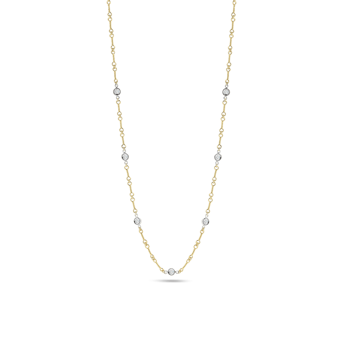 Roberto Coin 18K Yellow Gold Diamonds By The Inch Station