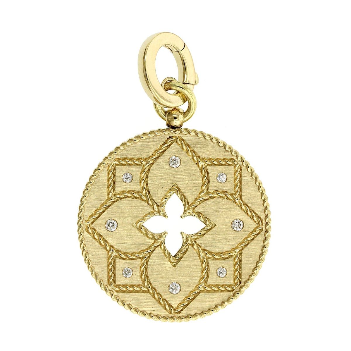 Roberto Coin 18K Yellow Gold Venetian Princess Diamond Pendant