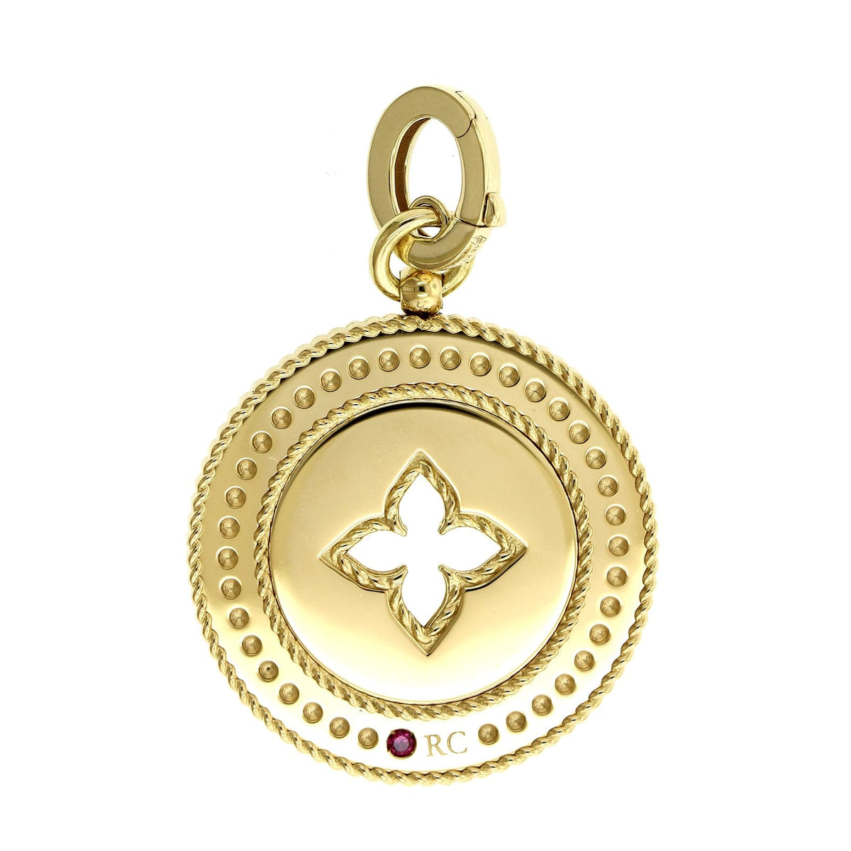 Roberto Coin 18K Yellow Gold Venetian Princess Diamond Pendant