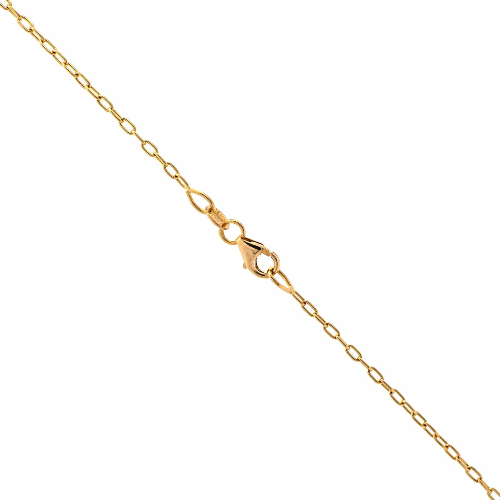 18K Yellow Gold Diamond Star Pendant