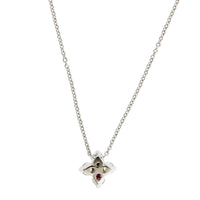 Roberto Coin 18K White Gold "Love In Verona" Small Flower Diamond Necklace