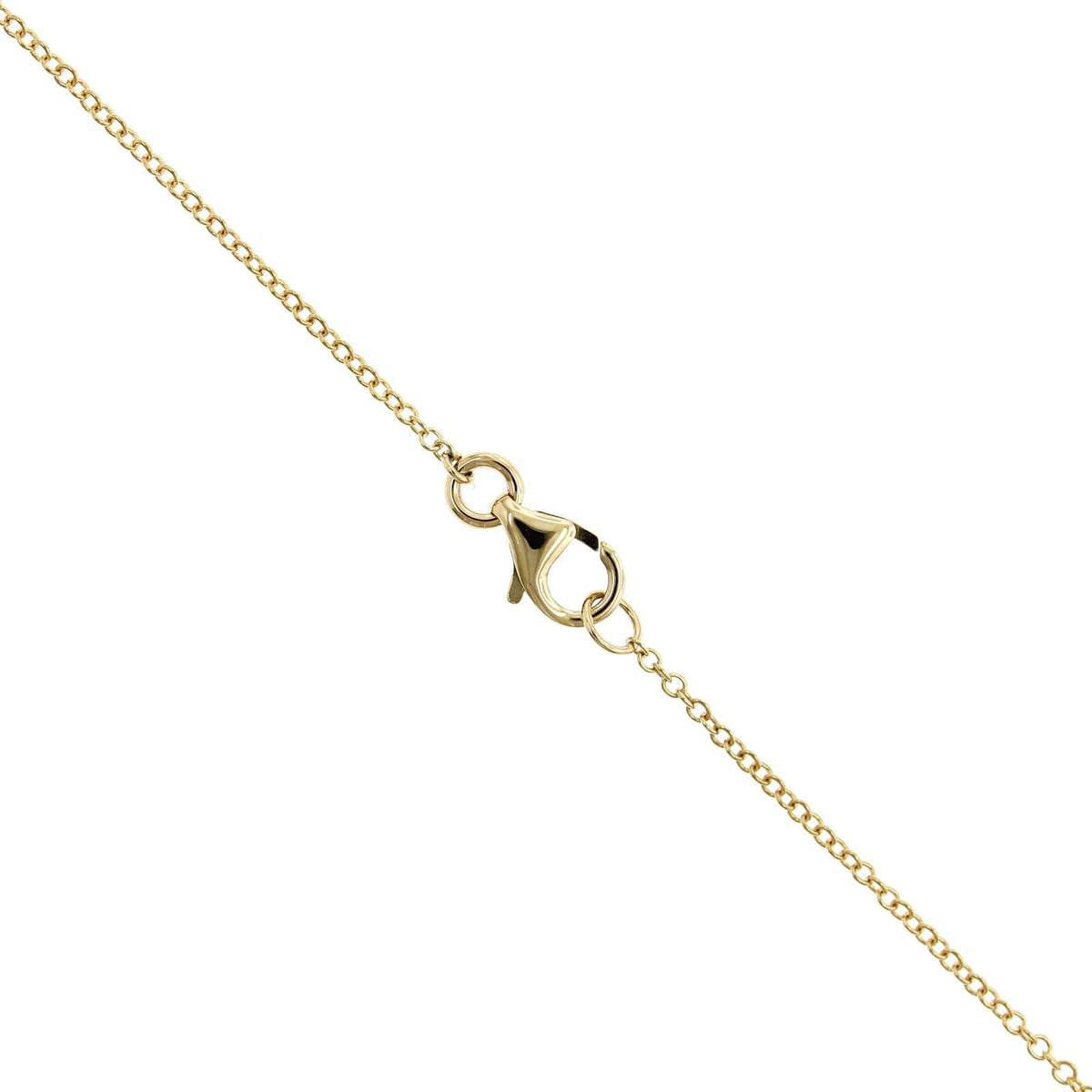 14K Yellow Gold Double Diamond Halo Pendant