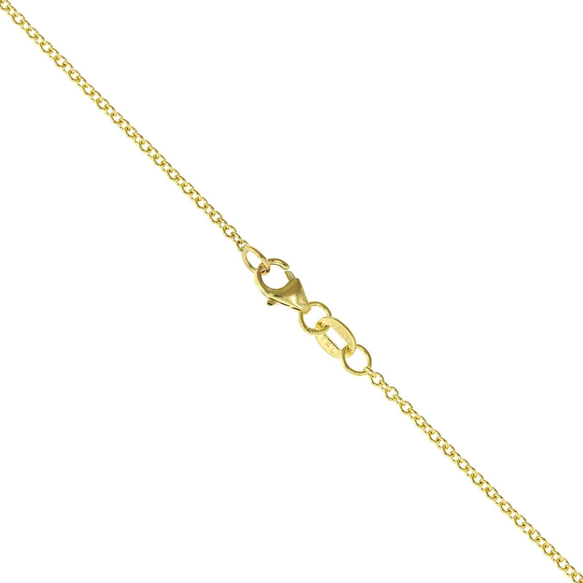 18K Yellow Gold Diamond Star Pendant