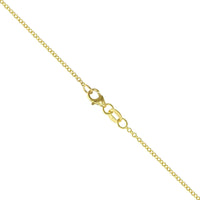 18K Yellow Gold Diamond Star Pendant