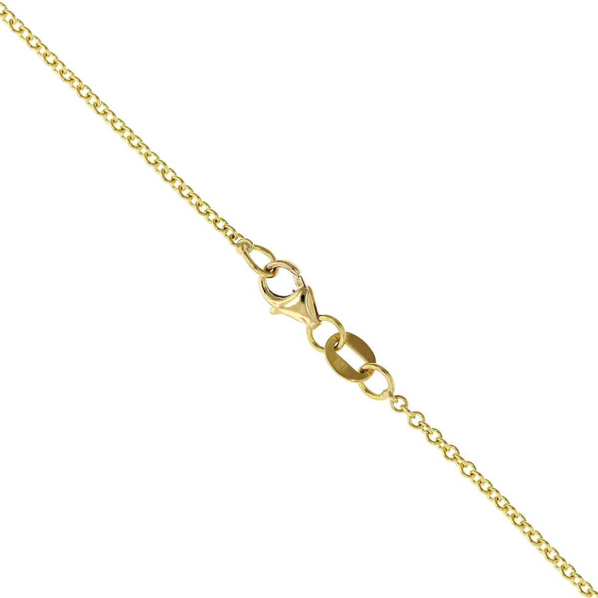 18K Yellow Gold Diamond Star Pendant