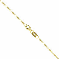 18K Yellow Gold Ships Wheel Diamond Pendant Necklace