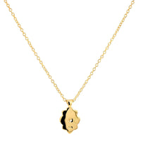 Adel Chefridi 18K Yellow Gold Drops of Happiness Diamond Pendant