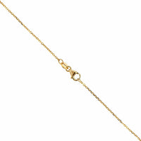 14K Yellow Gold Graduated Diamond Necklace