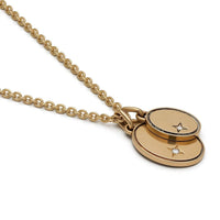 Maor 18K Yellow Gold Oval Gudo Diamond Pendant Necklace