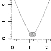 18K White Gold Kaleidoscope Diamond Pendant Necklace