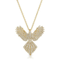 Anita Ko 18K Yellow Gold Diamond Phoenix Pendant Necklace