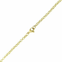 18K Yellow Gold Detachable Diamond Toggle Necklace