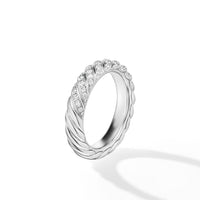Sculpted Cable Bangle Bracelet in 18K Yellow Gold