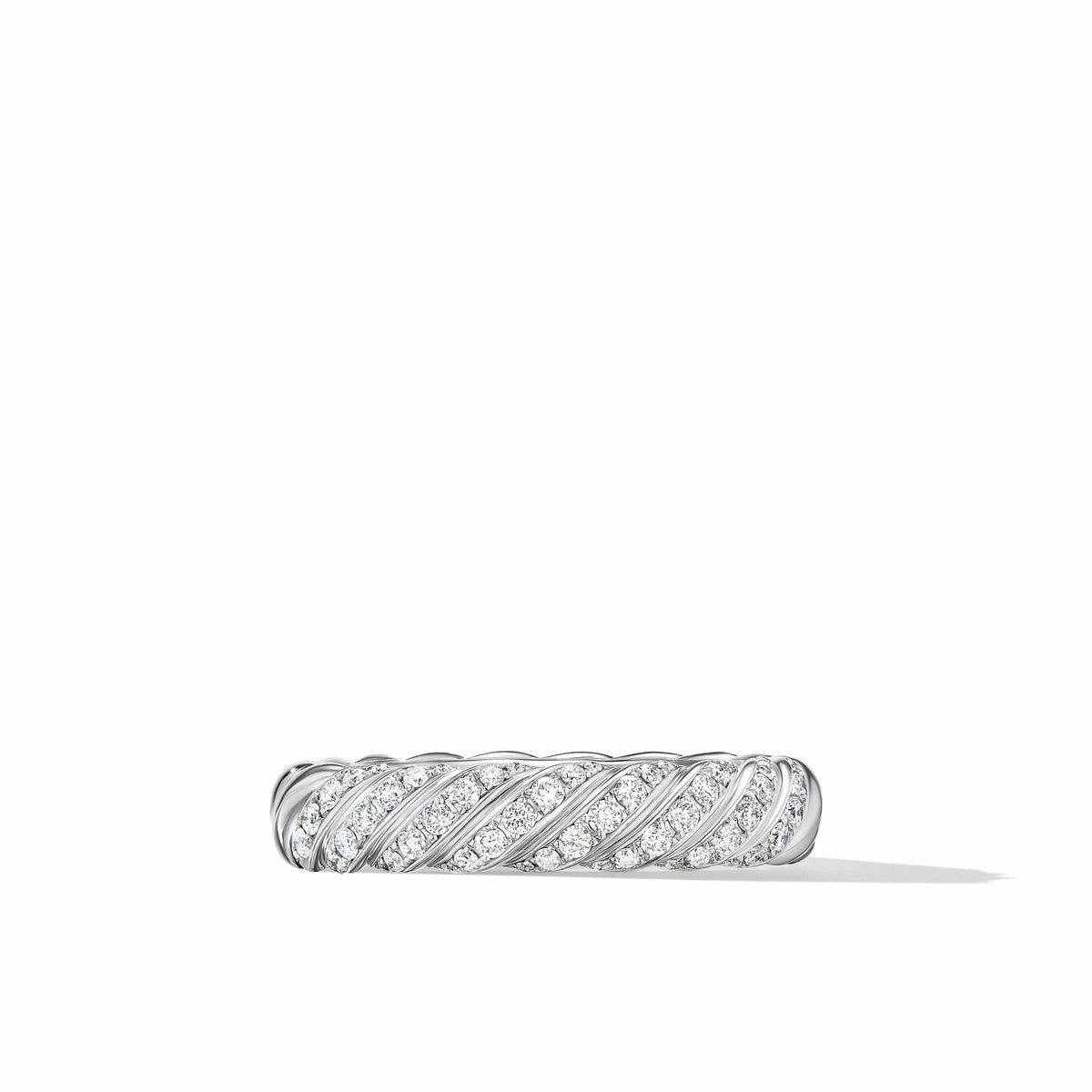 Sculpted Cable Bangle Bracelet in 18K Yellow Gold