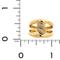 Roberto Coin 18K Yellow Gold Diamond Cialoma Twist Ring