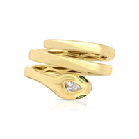 Anita Ko 18K Yellow Gold Snake Coil Ring