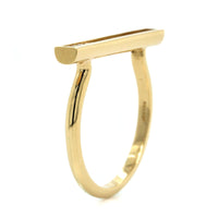 18K Yellow Gold 5 Moving Diamond Ring