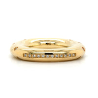 Lauren Rubinski 14K Yellow Gold Scattered Diamond Peggy Ring