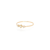 Zoe Chicco 14K Yellow Gold Princess Cut Diamond Ring