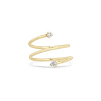 Zoe Chicco 14K Yellow Gold Wrap Around Wire Diamond Ring