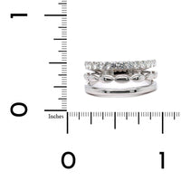 Etho Maria 18K White Gold 3 Row Diamond Band