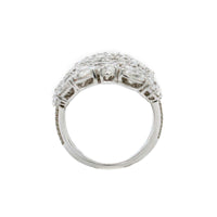 Etho Maria 18K White Gold Shield Style Diamond Ring