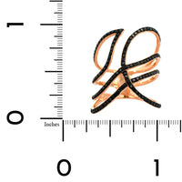 Etho Maria 18K Rose Gold Open Style Diamond Ring