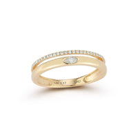 Dana Rebecca 14K Yellow Gold Alexa Jordyn Marquise and Pave Diamond Ring