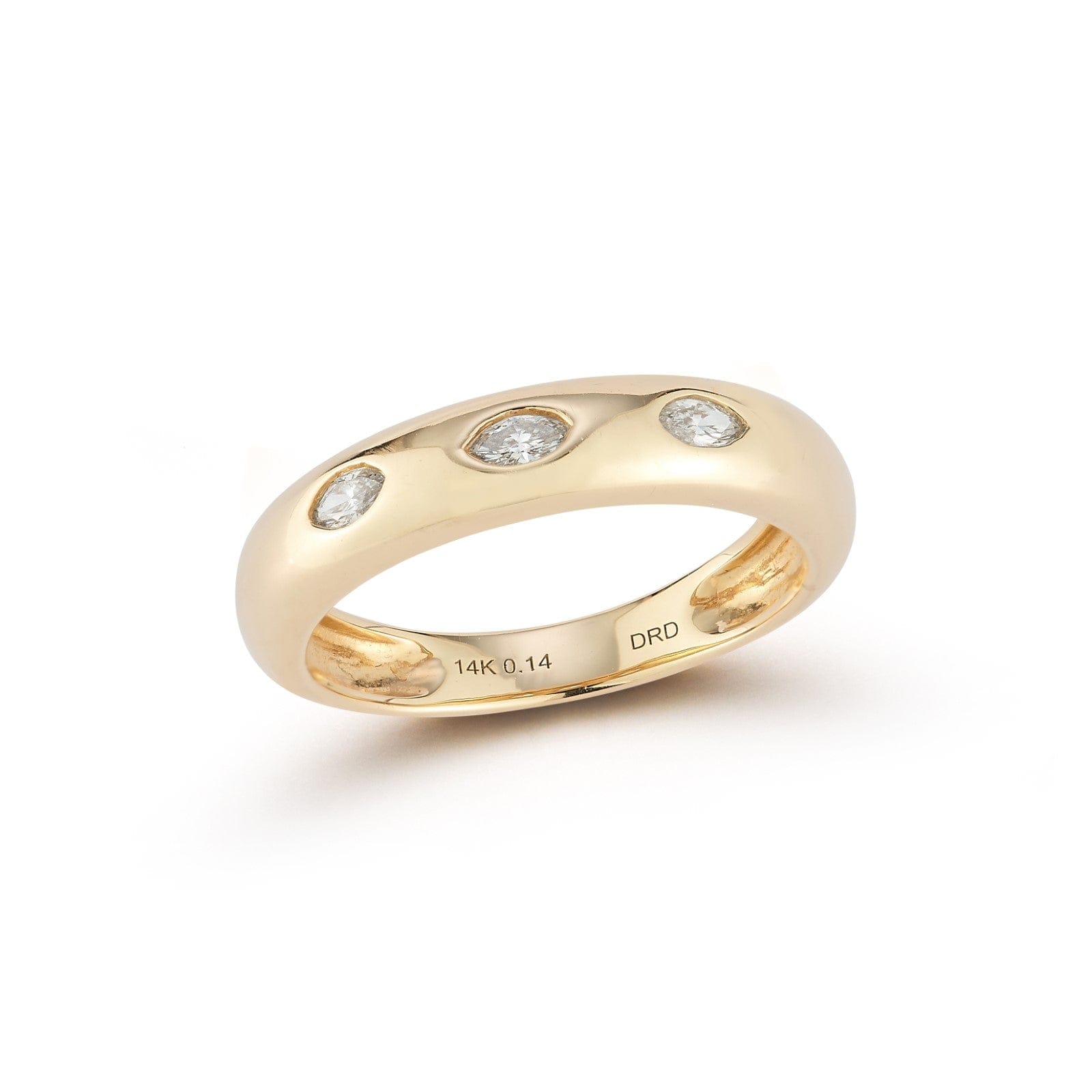 Dana Rebecca 14K Yellow Gold Alexa Jordyn Marquise Diamond Ring