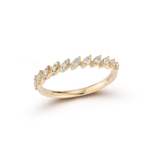 Dana Rebecca 14K Yellow Gold Sophia Ryan Slanted Marquise Diamond Ring