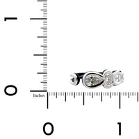 Etho Maria 18K White Gold Diamond and Black Ceramic Ring
