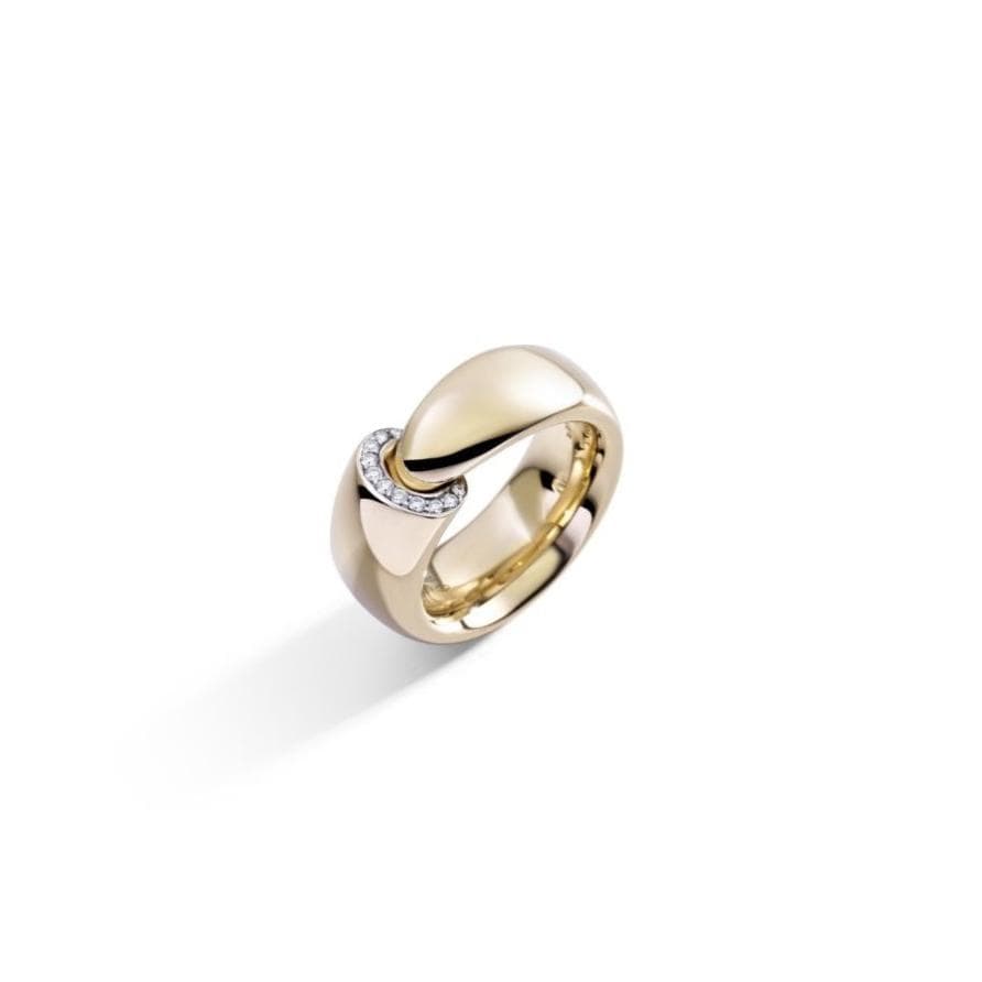 Vhernier 18K Rose Gold Calla Diamond Ring