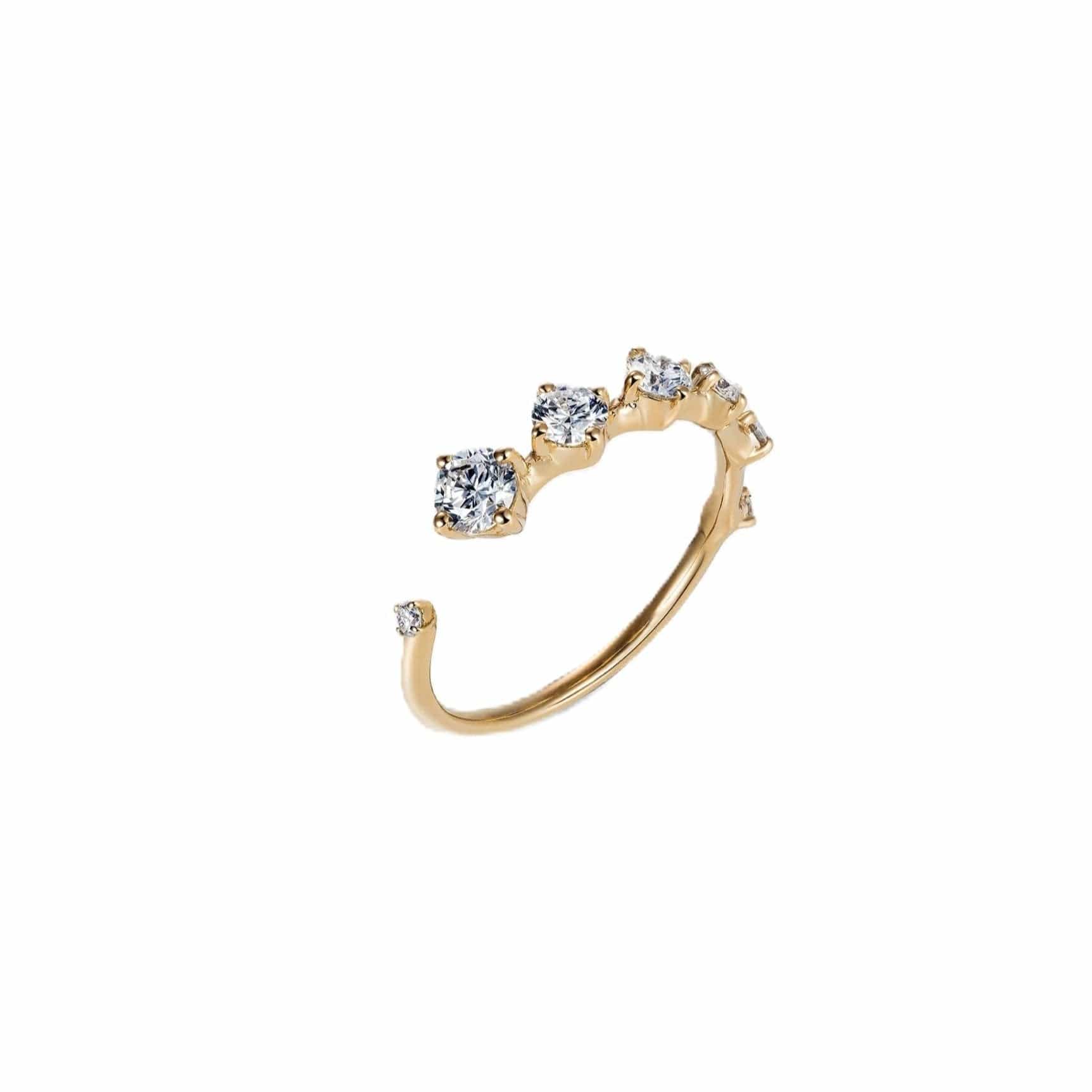 Fernando Jorge 18K Yellow Gold Sequence Diamond Ring