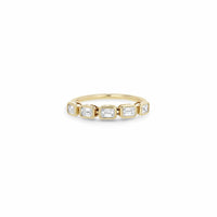 Zoe Chicco 14K Yellow Gold Emerald Cut Diamond Tennis Ring