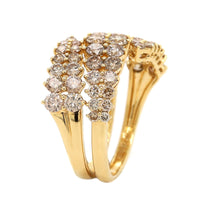 Etho Maria 18K Yellow Gold Brown Diamond Bypass Ring