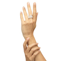 Emily P. Wheeler 18K Yellow Gold Cigar Tiered Diamond Ring