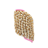 Etho Maria 18K Yellow Gold Asymmetrical Diamond Ring
